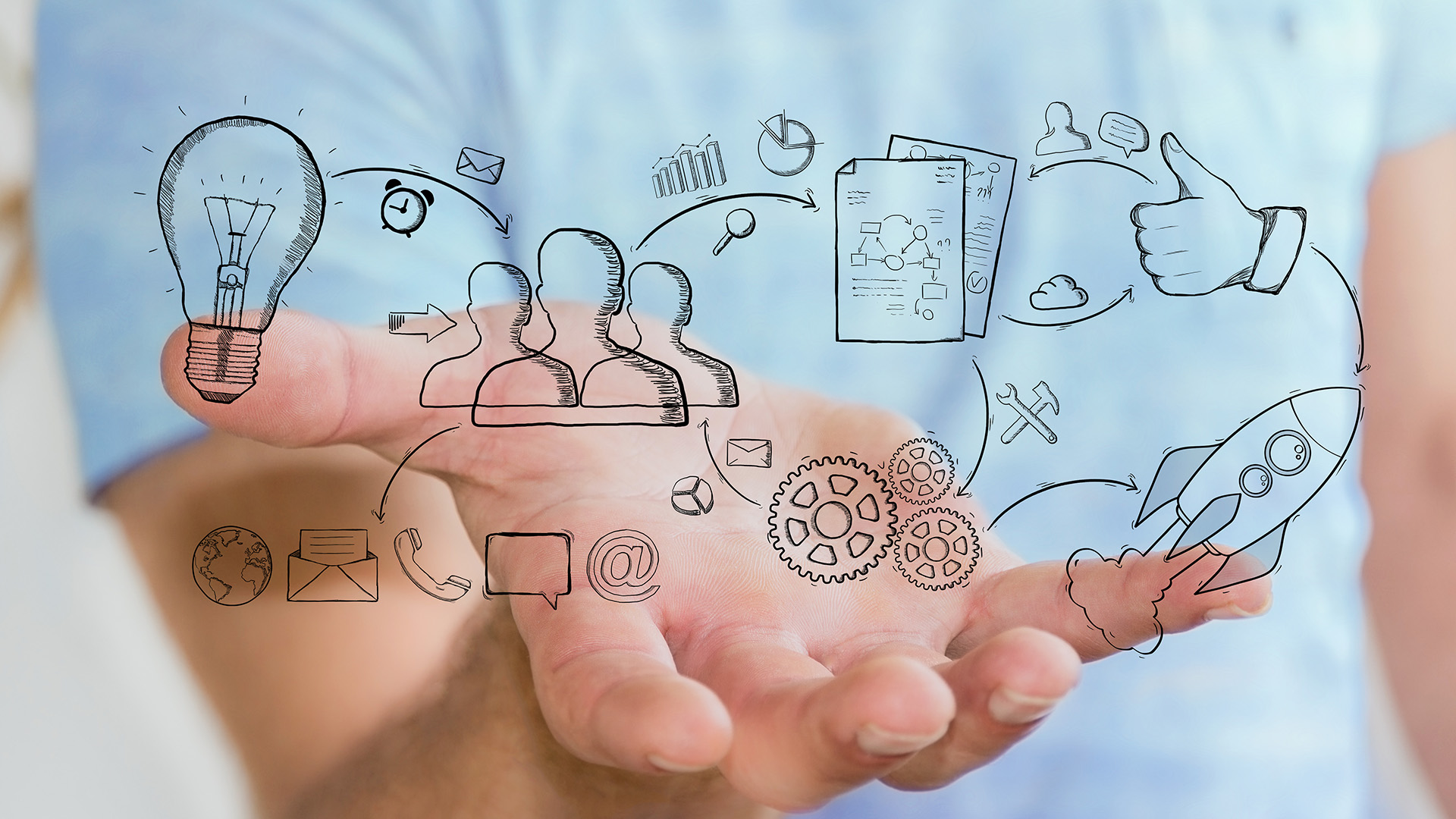 Dekoratives Bild zu dem Abschnitt 'Projektentwicklung & Management'