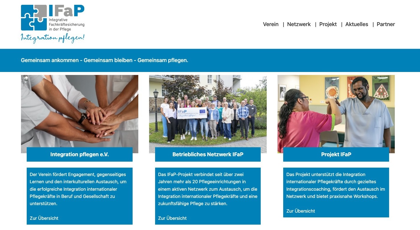 Neue IFaP Homepage